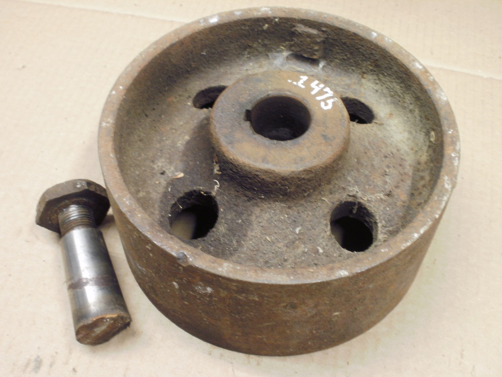 Solid Steel Wheel / Trolley Roller, Heavy Duty, With Tapered Hub