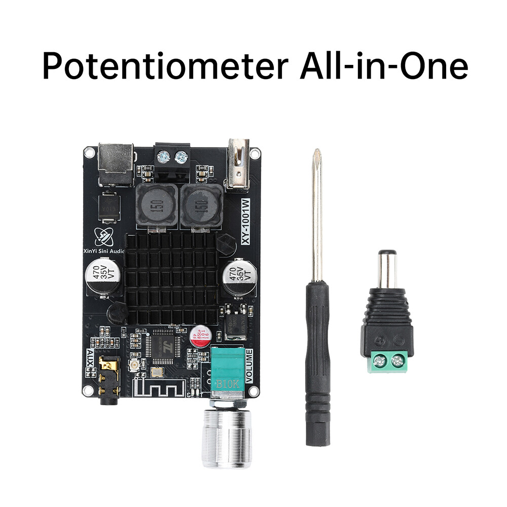 XY-1001W 100W Mono Bluetooth Audio Power Amplifier Module TPA3116D2 TWS Function