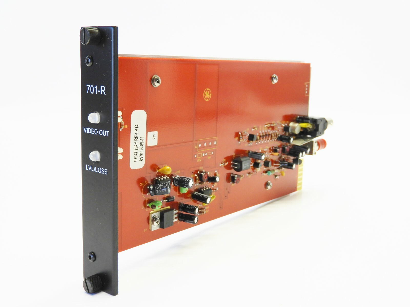 GE Security S701VR-RST Fiber Optic Surveillance Video RX MM Rack Board