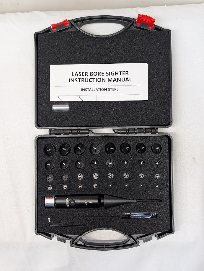 Laser Bore Sighter RED Kit 32Pcs Multiple Calibers NEW FREE SHIP