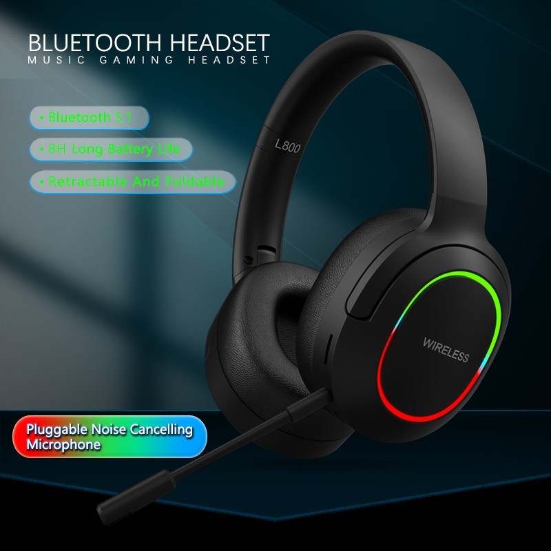 Wireless Headset Headphones Earphones Sport Outdoor Bluetooth w/Mic Universal