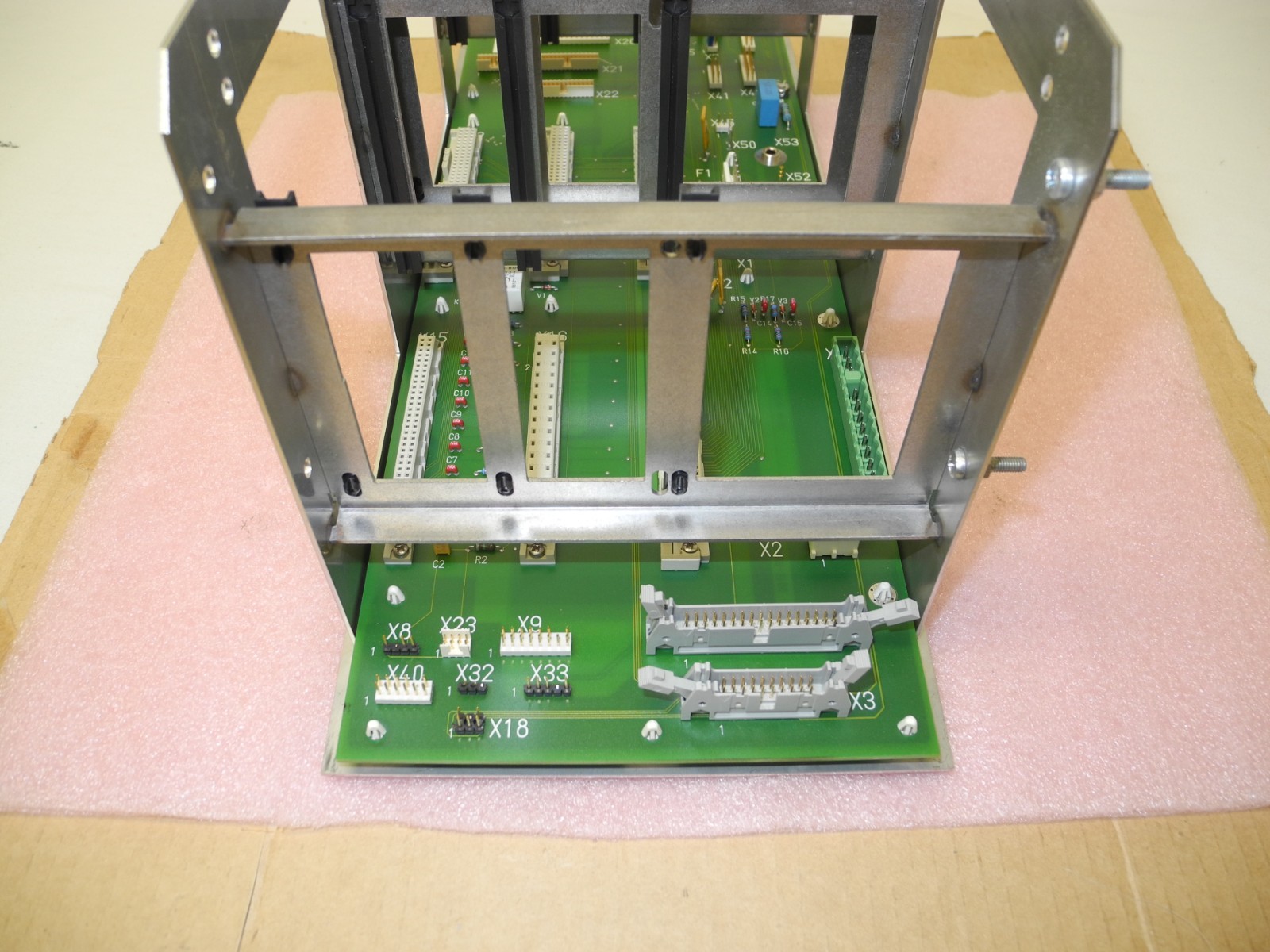 ZEISS 305988-9310 BACKPLANE PCB & CAGE FOR ZEISS OPMI NC4 SURGICAL MICROSCOPE