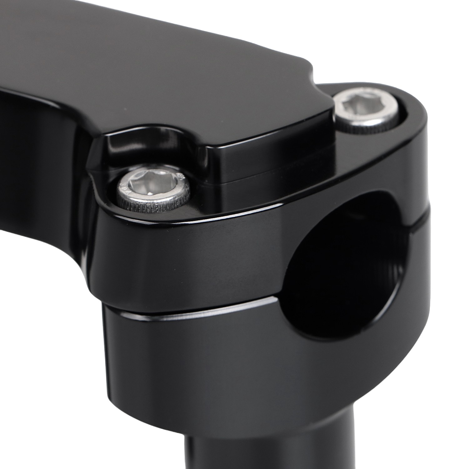 3.5" Straight Handlebar Riser Top Clamp For Harley Dyna Night Train Super Glide