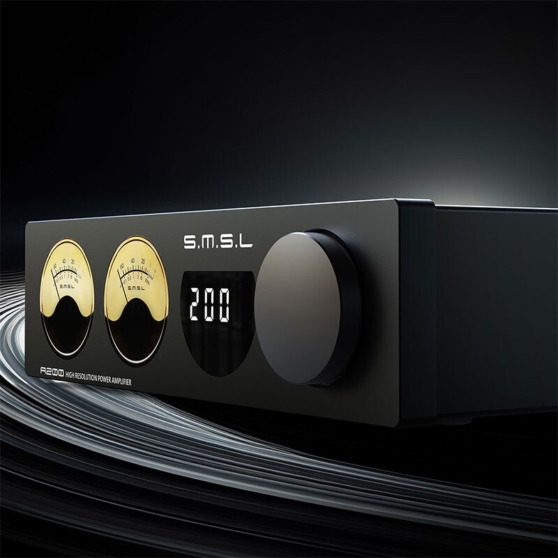 Digital Power Amplifier Bluetooth USB HiFi Decoder 220V DAC 2-Channel SMSL A200