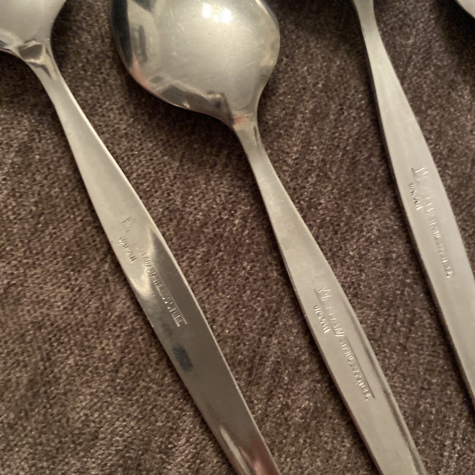 5! Eldan Stainless Steel ELD10 Teaspoon 6.25" Long 3 Sets Of 5 Ava