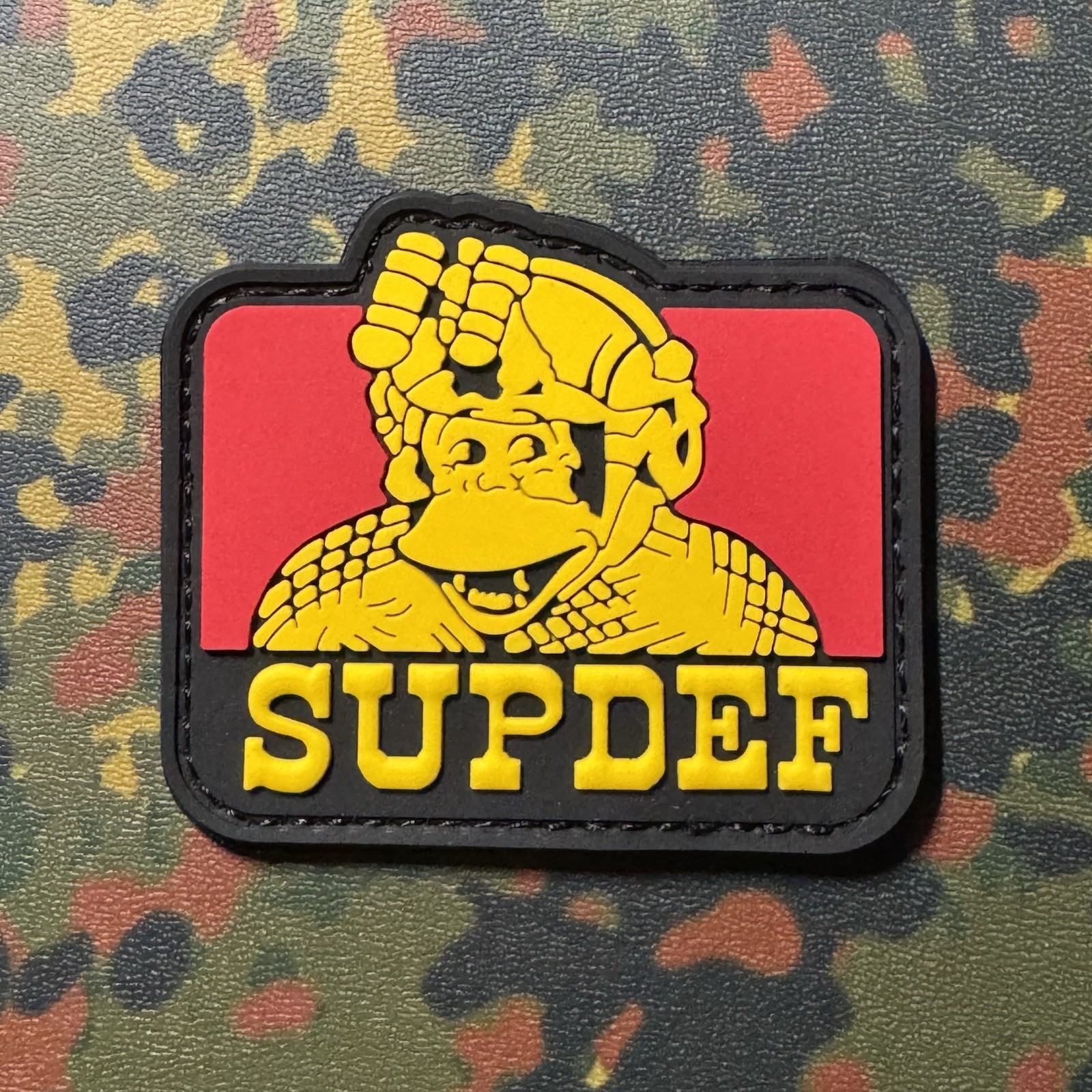 SUPERIOR DEFENSE PVC Morale Patch Hook Back SupDef WRMFZY FOG DirtyKid QILO