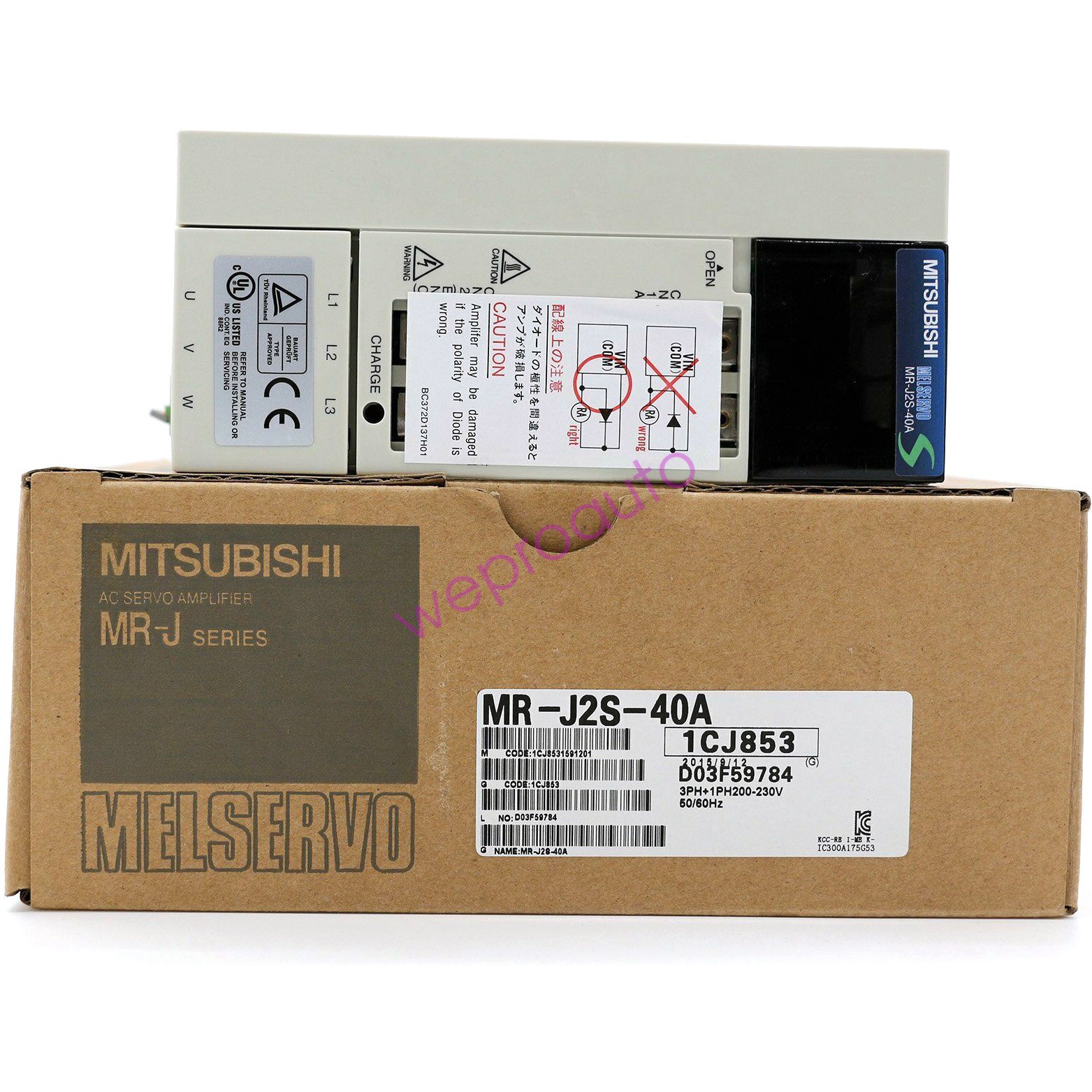 New In Box MITSUBISHI MR-J2S-40A AC Servo Amplifier Drive