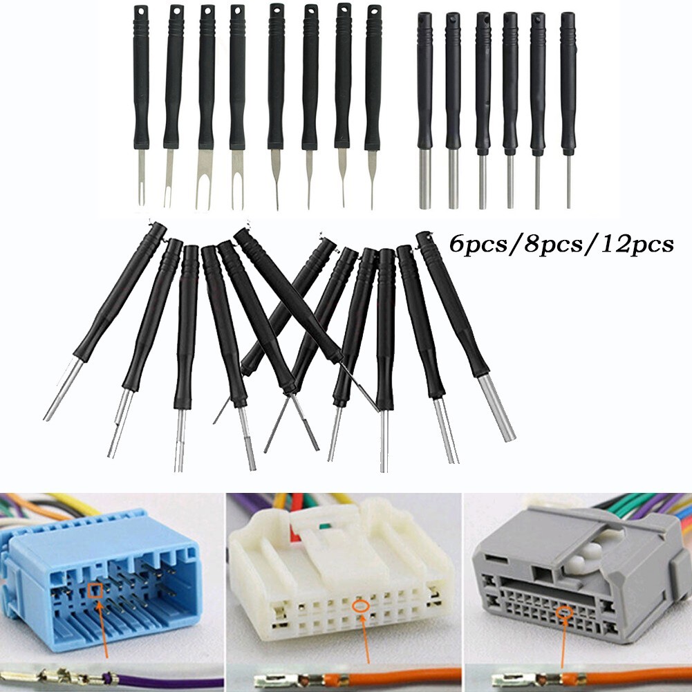 Convenient Car Terminal Removal Tool Pin Puller Set for Effortless Wire Removal