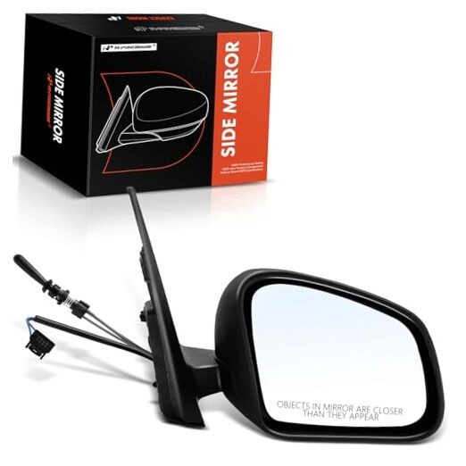 Passenger Side Manual Door Mirror - Compatible with Smart Right Passenger Side