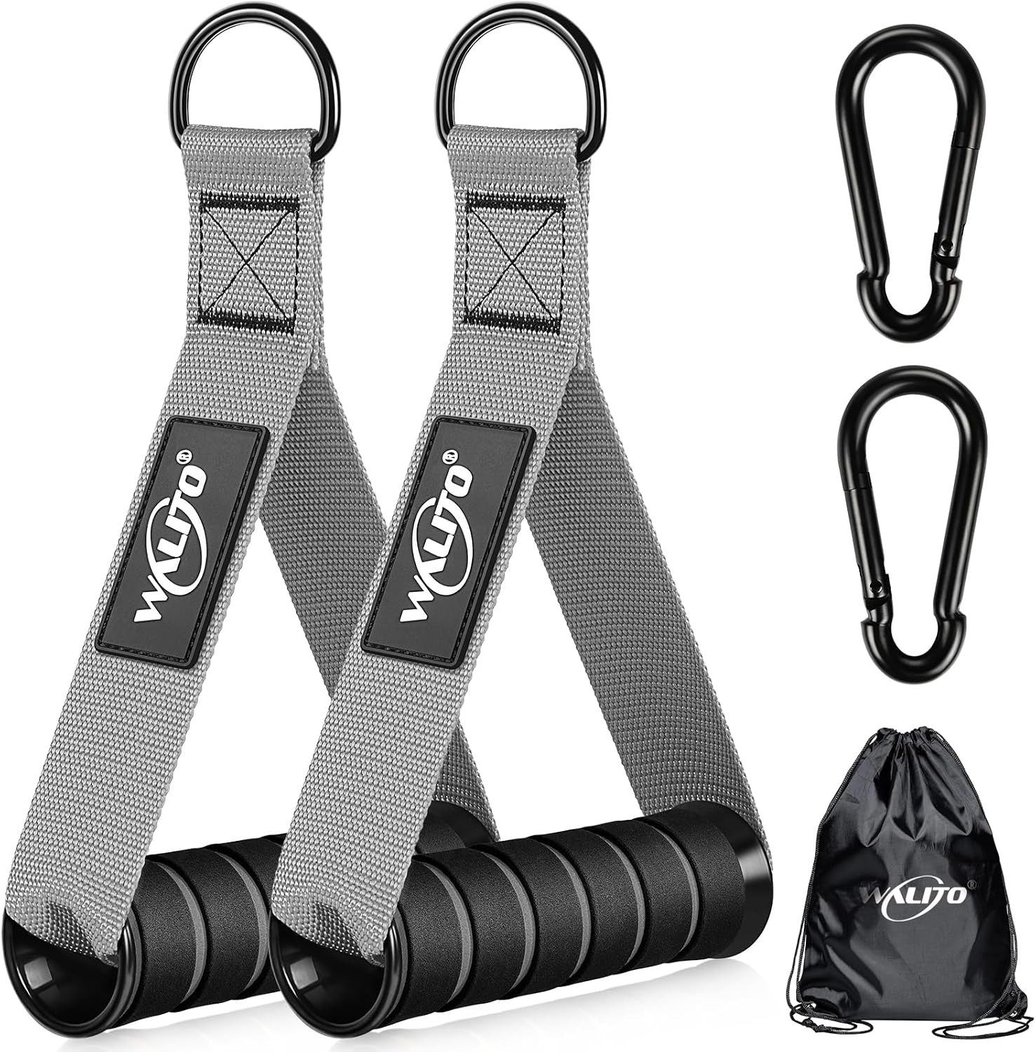 Ergonomic Cable Machine Handles - Durable Nylon for Ultimate Workout Performance