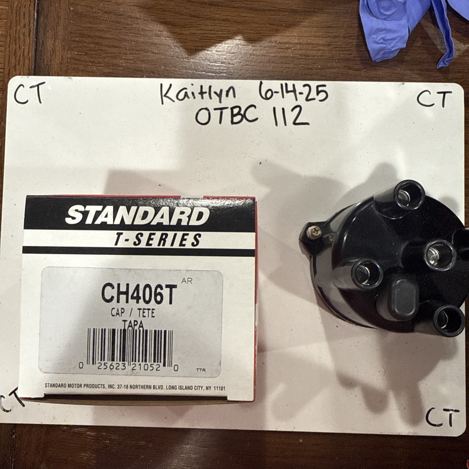 Distributor Cap Standard CH406T
