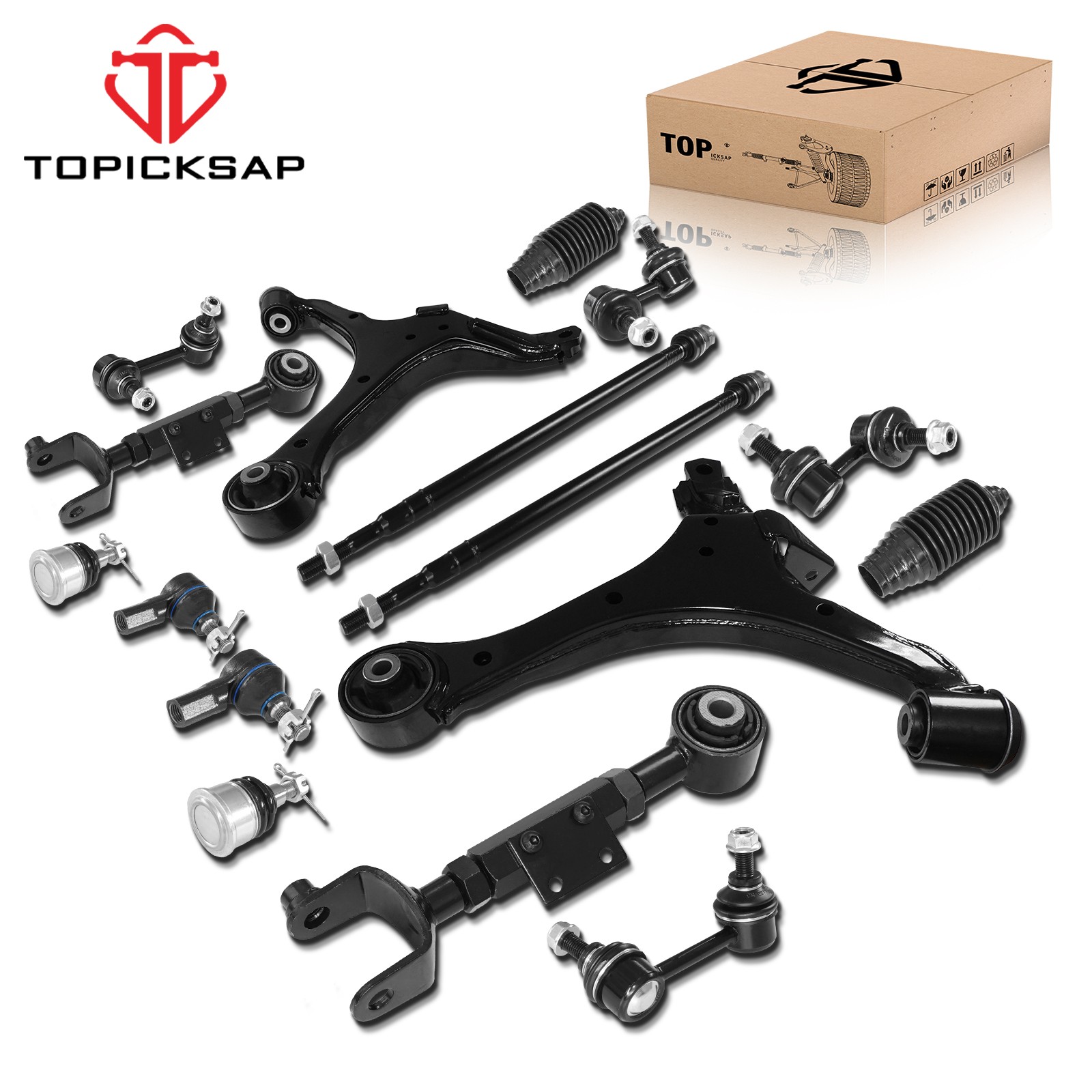 16x Front Control Arm Suspension Kit For 2003-2005 2007-2010 Honda Element L4
