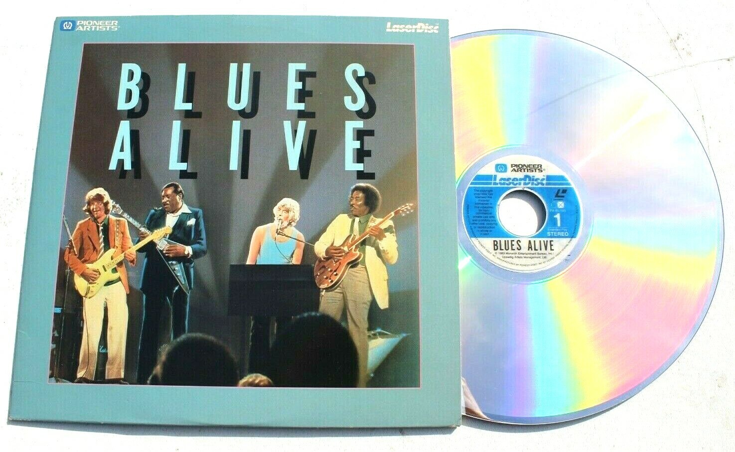 Vtg 1983 Blues Alive (John Mayall, Etta James, Buddy Guy) Laserdisc LD