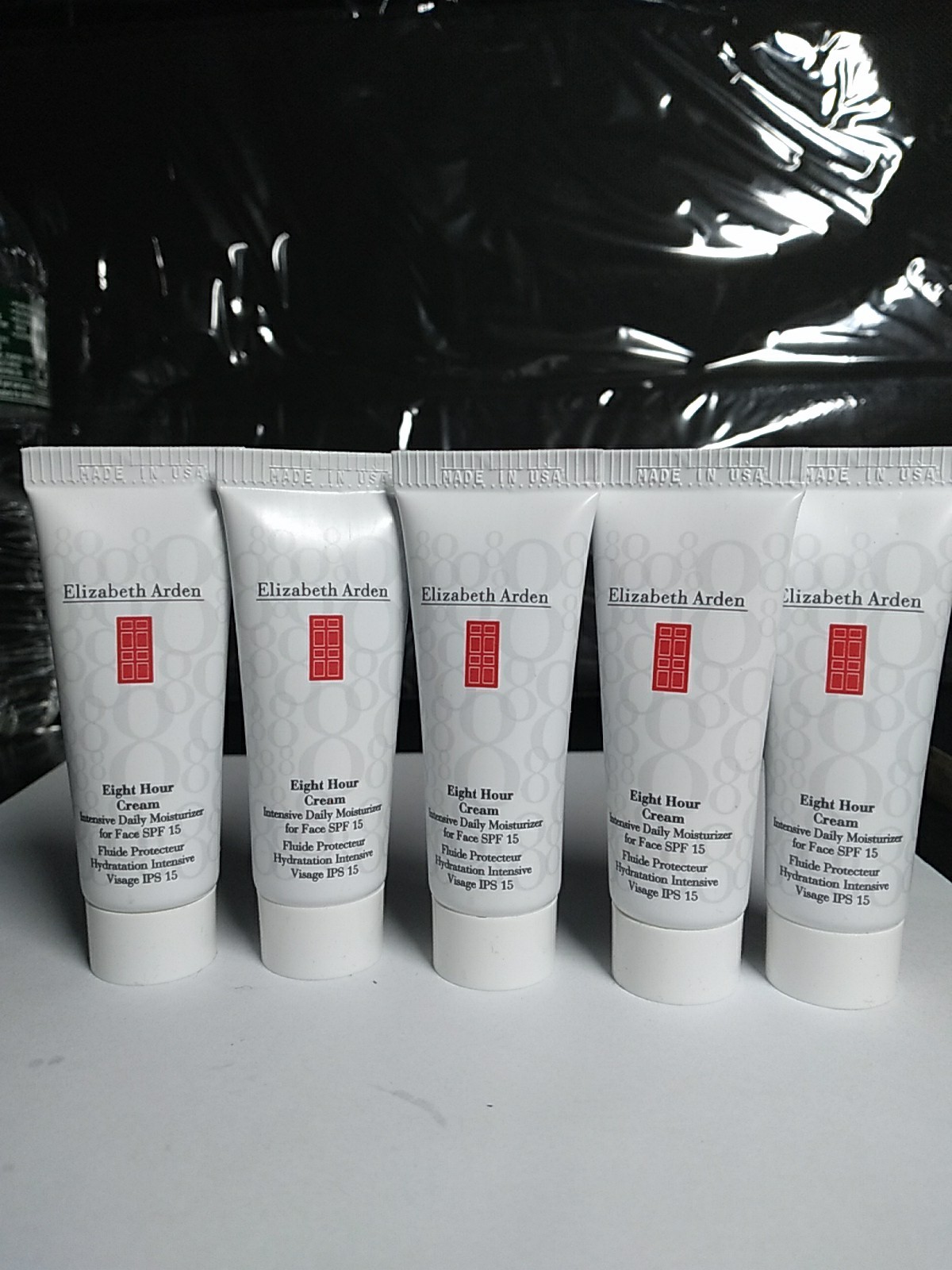 5-PC ELIZABETH ARDEN Eight Hour Cream INTENSIVE DAILY MOISTURIZER FOR FACE 0.5OZ
