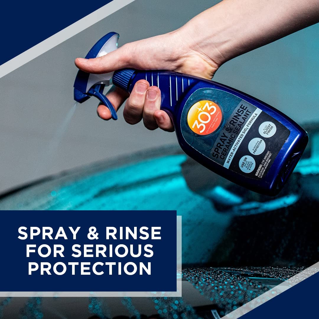 Spray & Rinse Ceramic Sealant – Quick Ceramic Coating – Water-Activated SiO2 ...