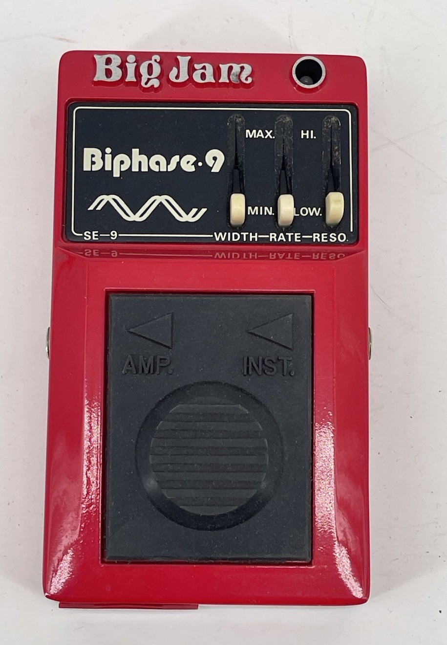 Multivox Big Jam SE-9 Biphase 9 Phaser Shifter Vintage Guitar Effect Pedal