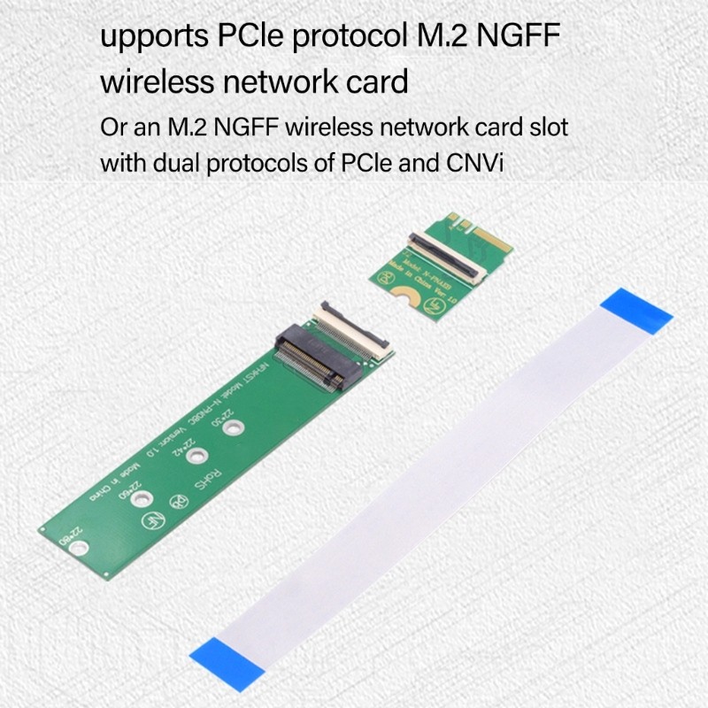 Flexible M.2 A+E Key to NVME SSDs Adapter Cable for Easy Installation