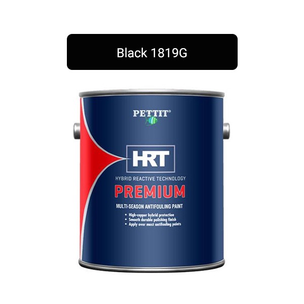 Pettit Premium HRT Antifouling Ablative Bottom Paint Black Gallon 1819G