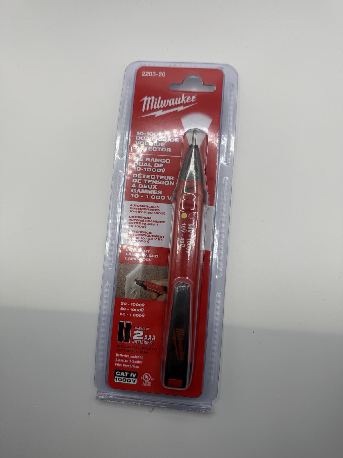 Milwaukee 2208-20 Dual Range Voltage Detector BRAND NEW