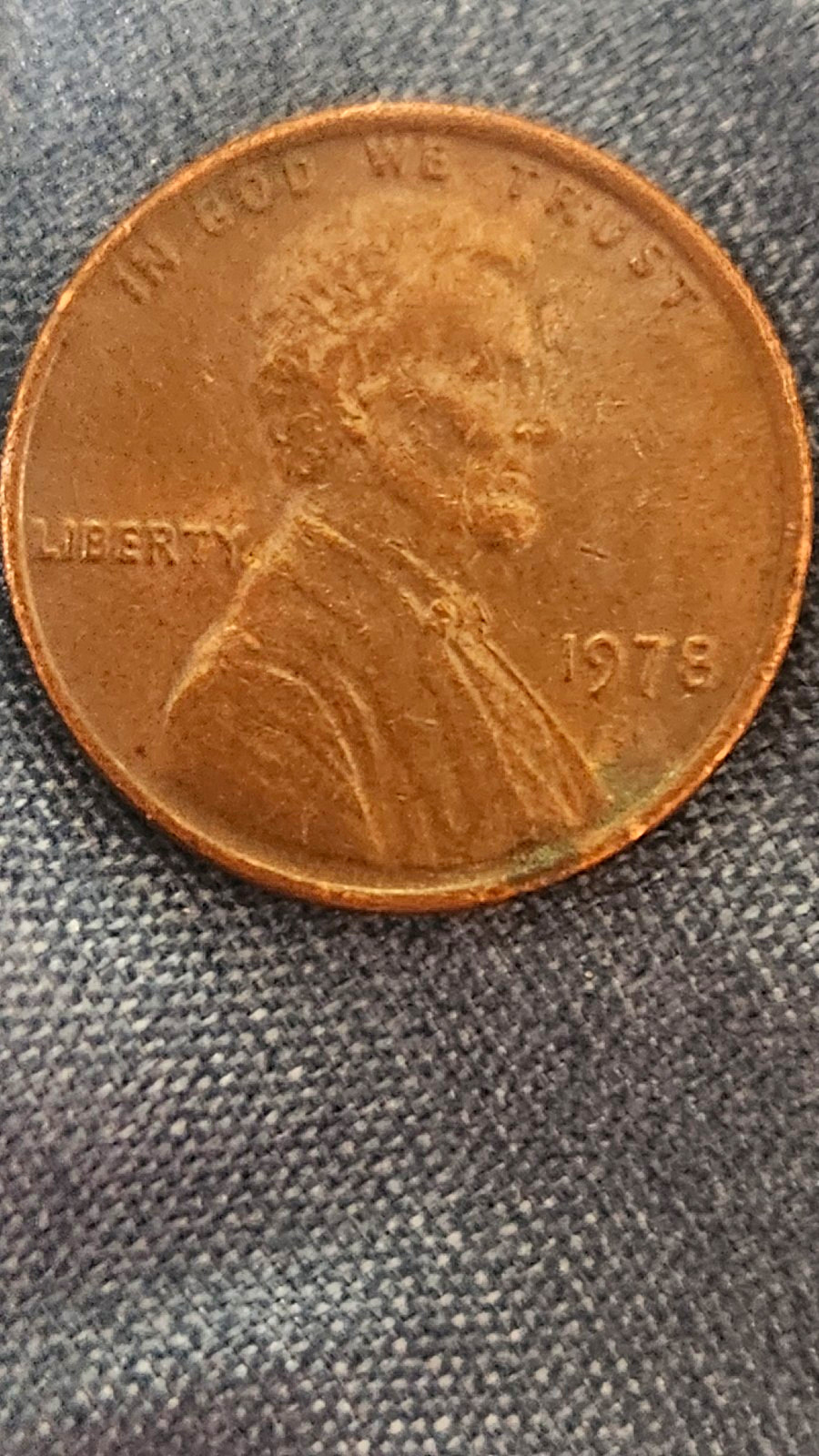 Lincoln Memorial 1978 Small Cent Philadelphia Business Strike BN Copper
