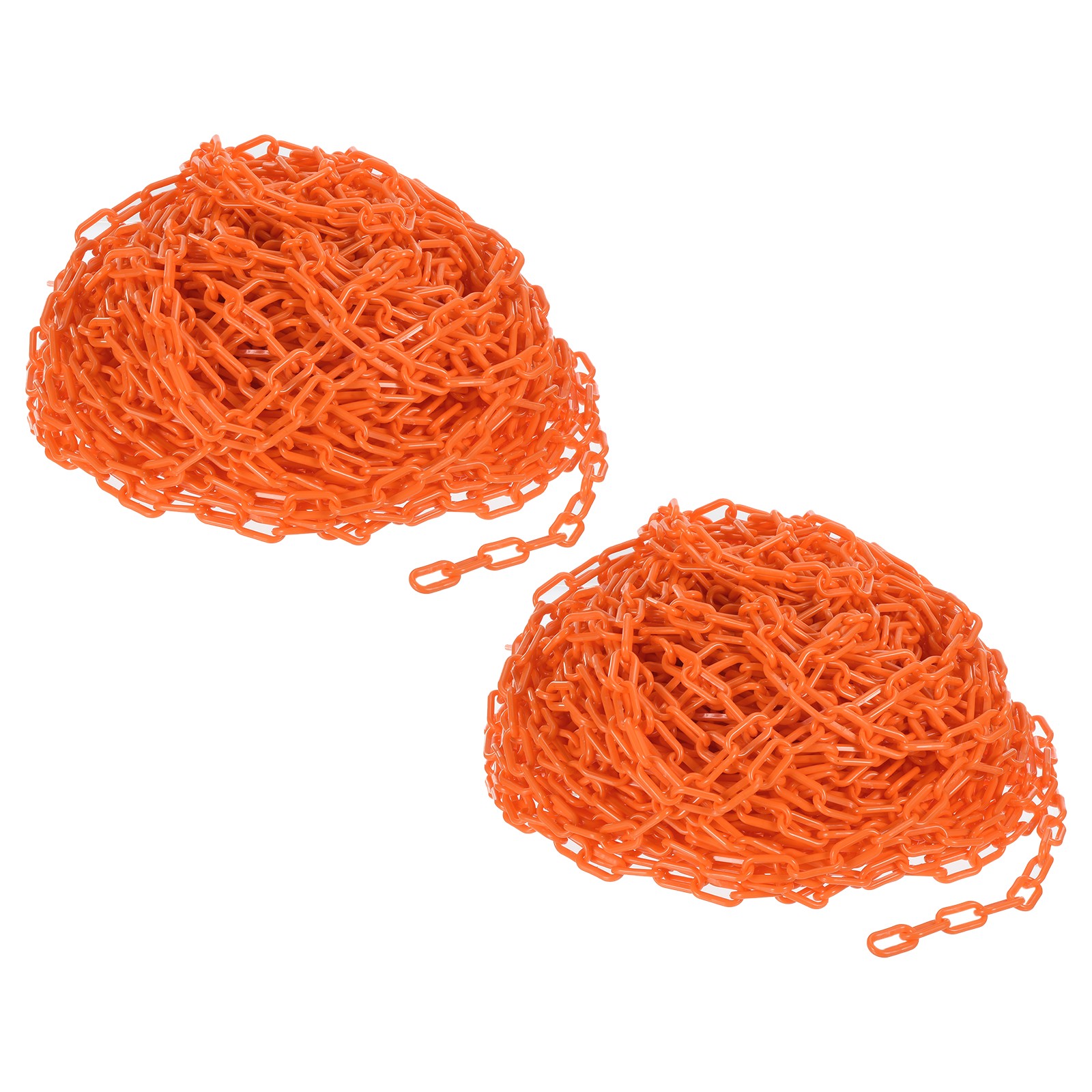400 Foot Orange 6mm Height with 50Pcs, Orange Plastic Hooks