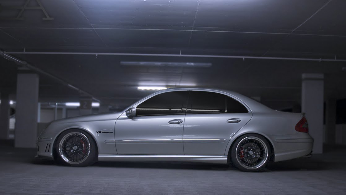 MERCEDES E55 LOWERING LINKS E500 E63 W211 - (PREMIUM FULLY ADJUSTABLE) MODULE