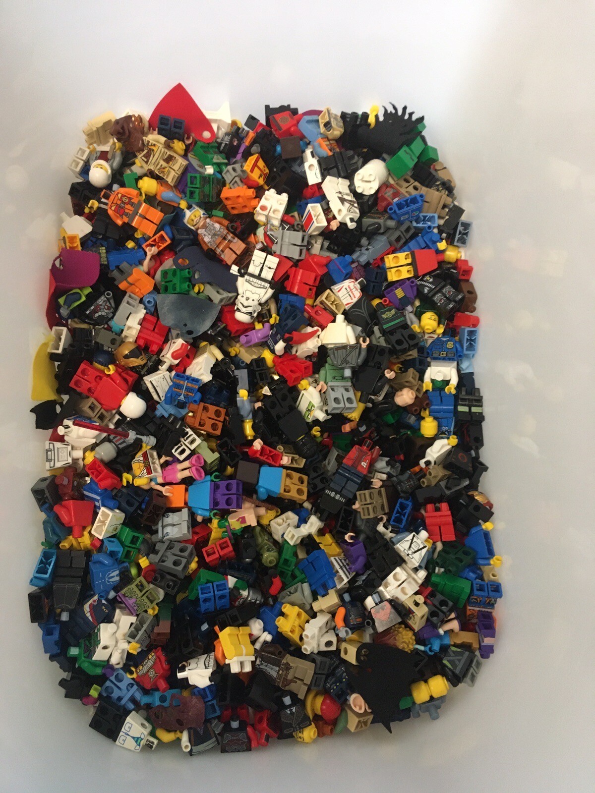 Lego 1/16 Lb Bulk -Star Wars Marvel DC City Ninjago minifigures bulk #E2