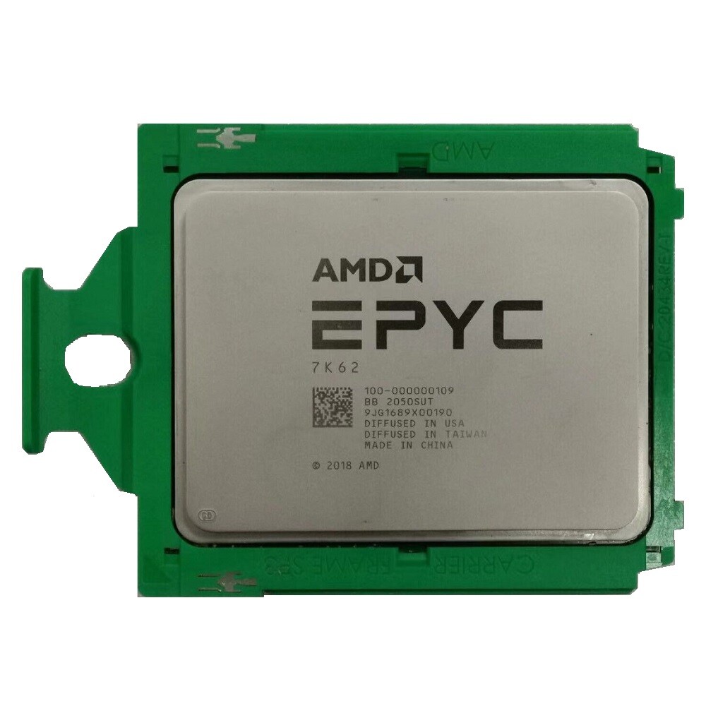 AMD EPYC 7K62 CPU Unlocked 2.6-3.3 GHz 48 Cores (OEM version of AMD EPYC 7642 )-