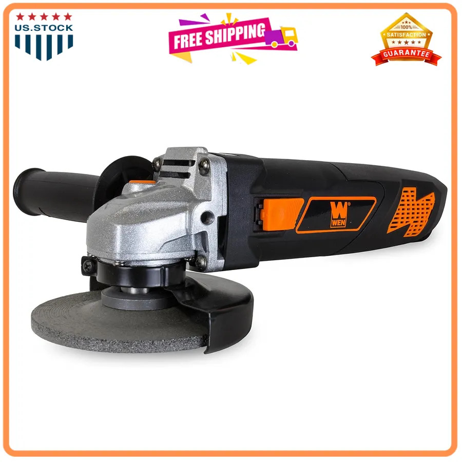 WEN 944 7 Amp 4.5 Inch Angle Grinder with Reversible Handle