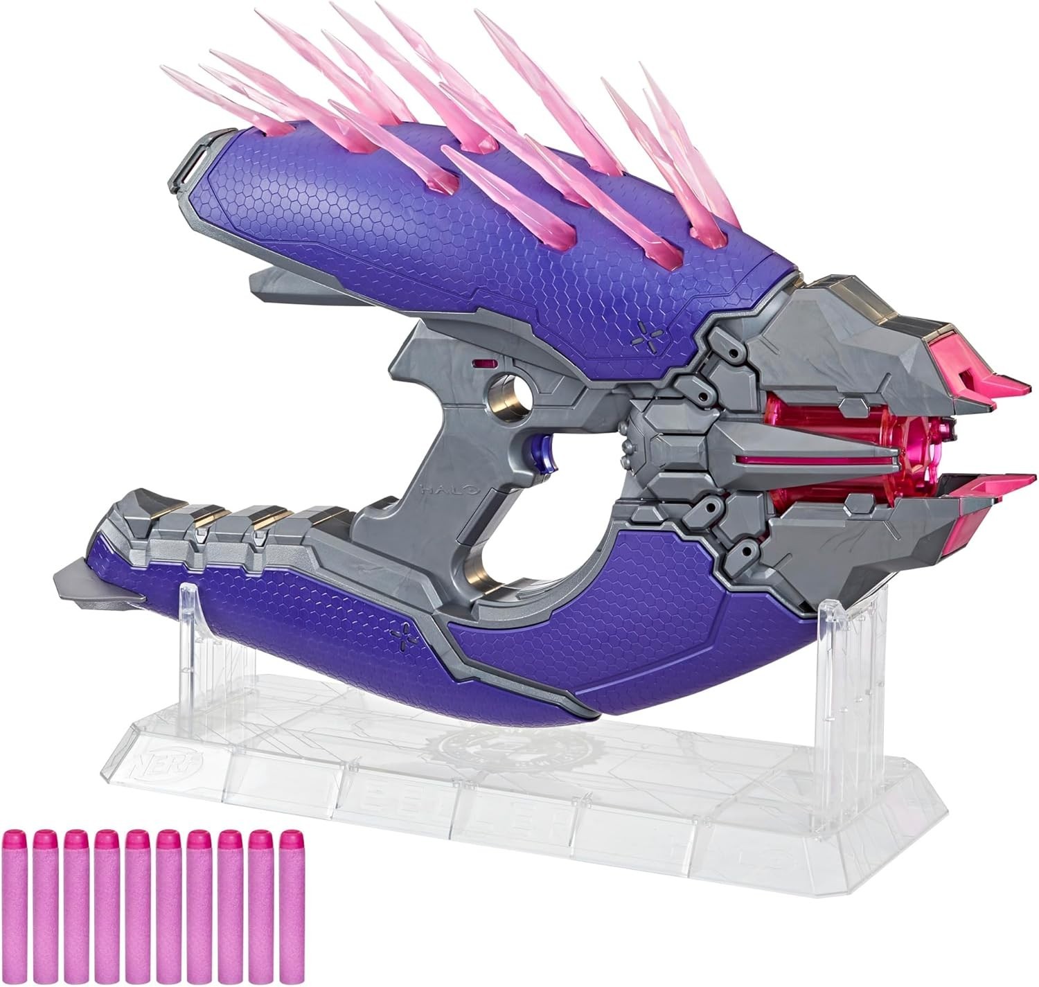 Nerf LMTD Halo Needler Dart-Firing Blaster Light-Up Needles 10 Darts NO CODES