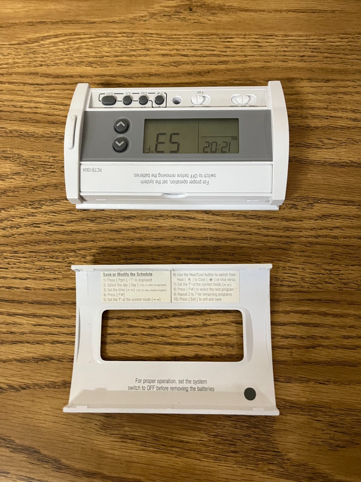 Honeywell RCT8100A 7-Day Programmable Thermostat