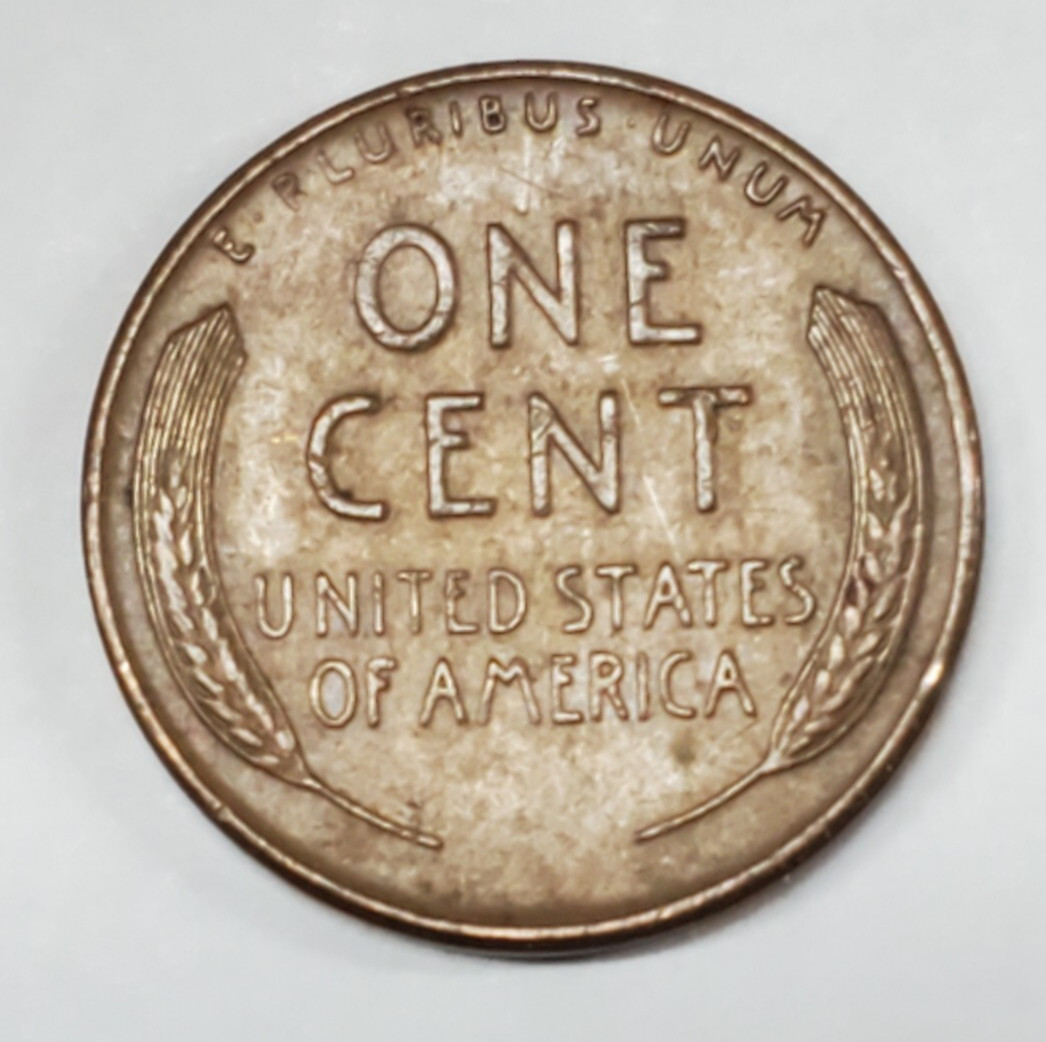 1957 D Wheat Penny W/Errors--BIE and #5 in Date