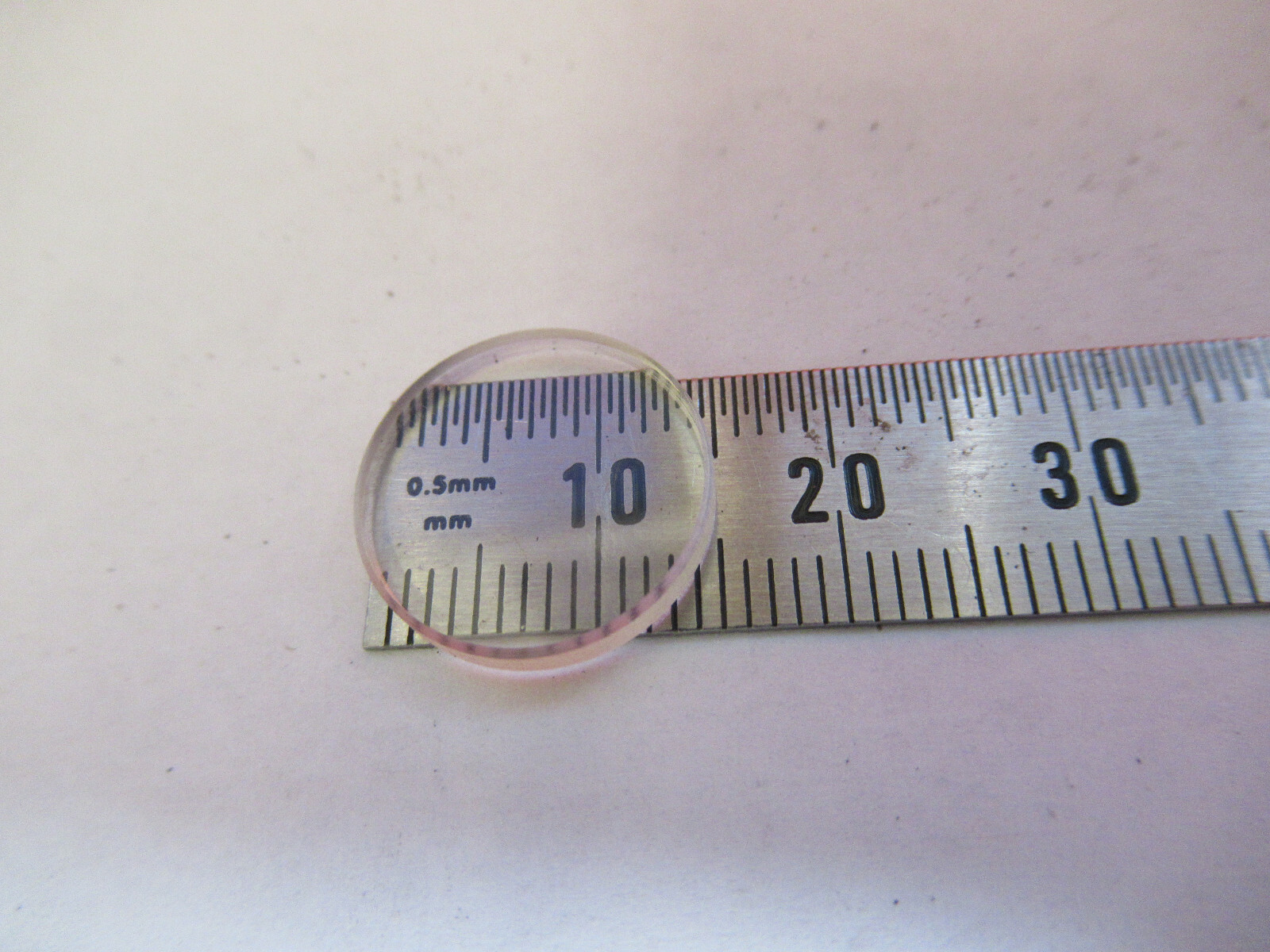 OPTICAL FLAT ZERODUR MINI LENS OPTICS AS PICTURED &3K-FT-42