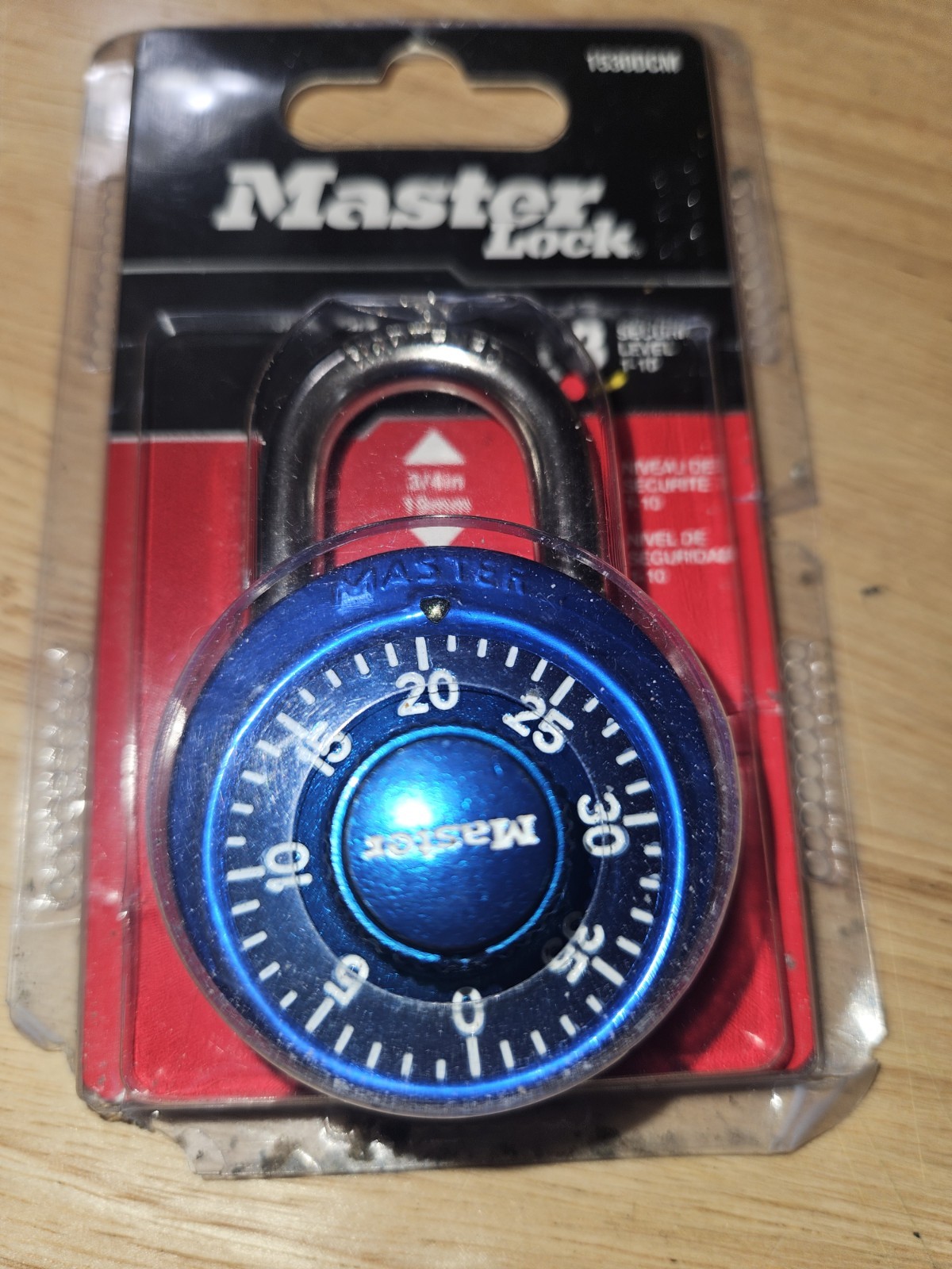 ~~2~~  Master Lock 1500DCM BLU/1530dcm PRPL Dial Combination Padlock Metal Body
