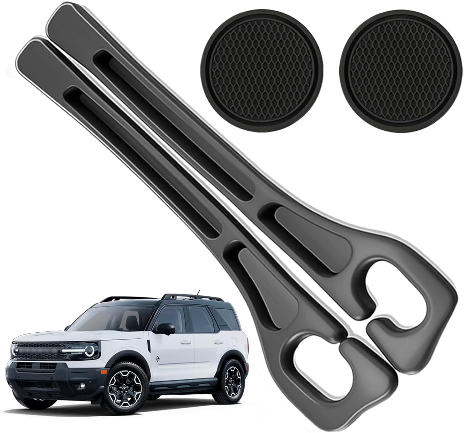Car Seat Gap Filler Organizer Compatible with Ford Bronco Sport Accessories Seat