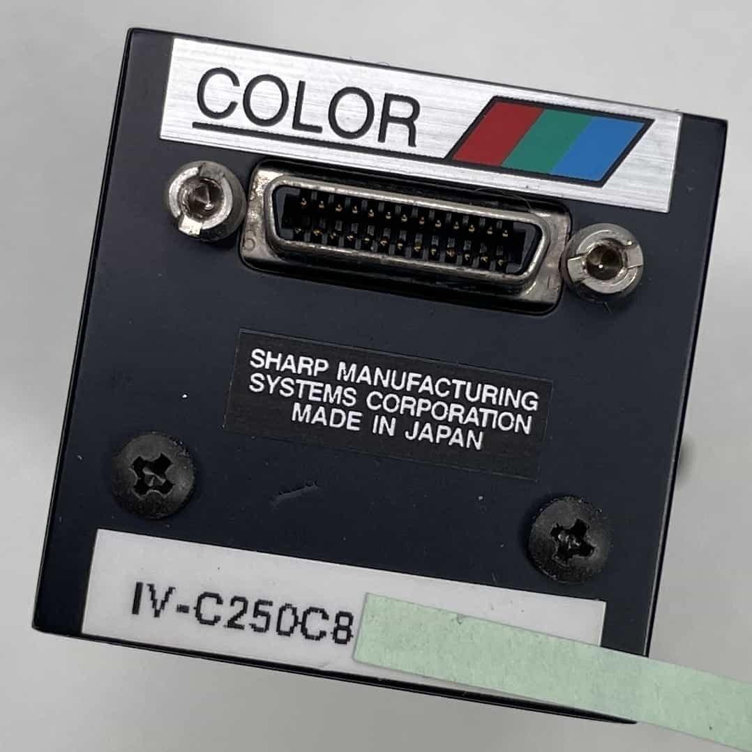 SHARP IV-C250C8 Vision Sensor Camera w/ Lens Compact Industrial CCD Camera