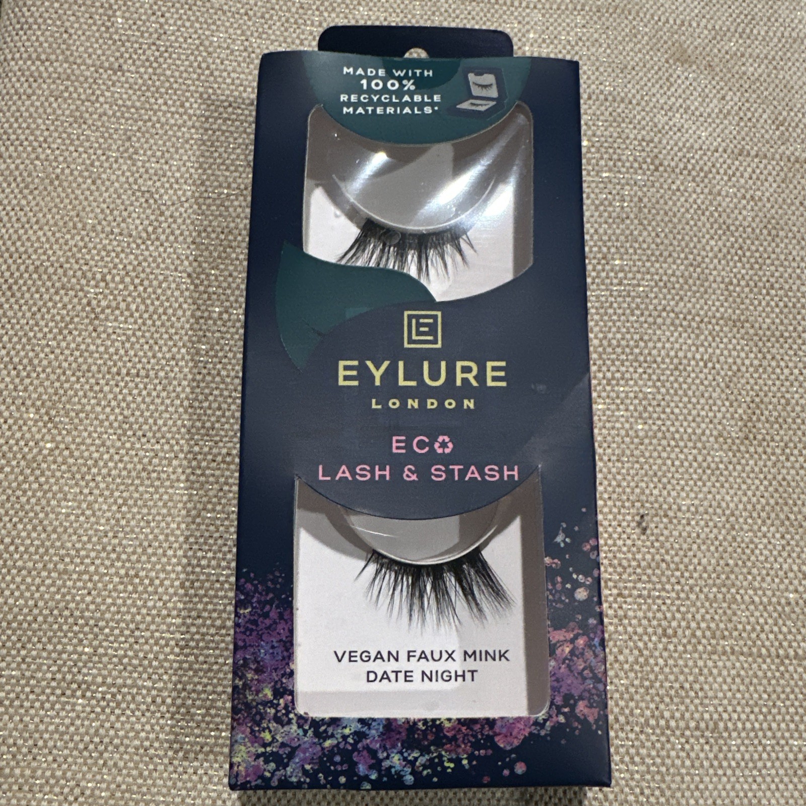 EYLURE ECO Lash & Stash Eyelashes Vegan Faux Mink Date Night