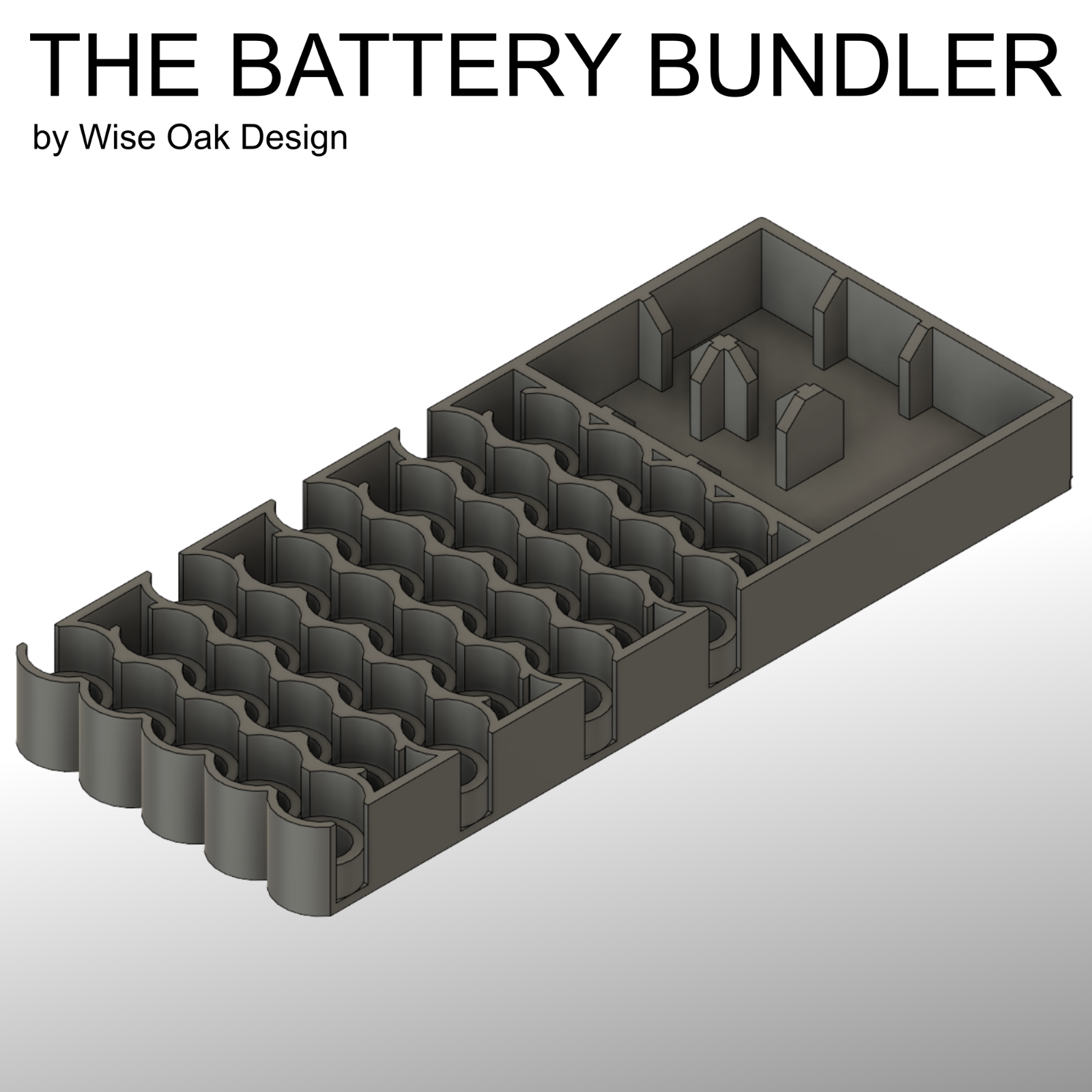 Battery Storage Case | Organizer Tray Container Box Holder 40 Slots AAA AA 9V