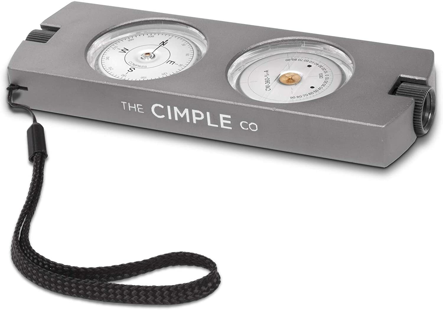 Handheld Clinometer Compass w Case Combo - Satellite Inclinometer Surveying Tool