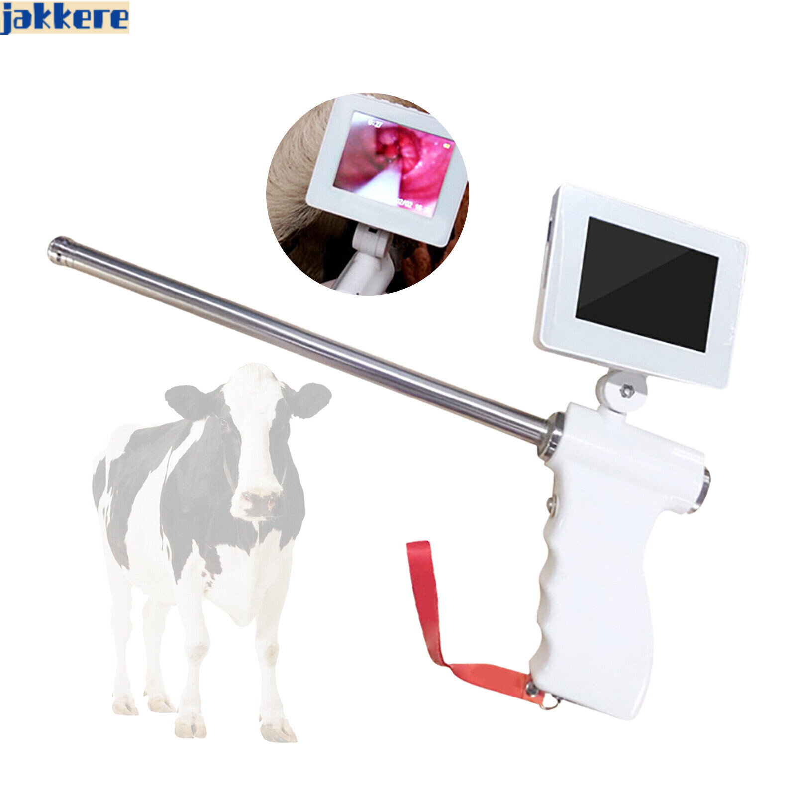 Visual Artificial Insemination Gun Cow Kit Camera with 360 Adjustable Screen NEW
