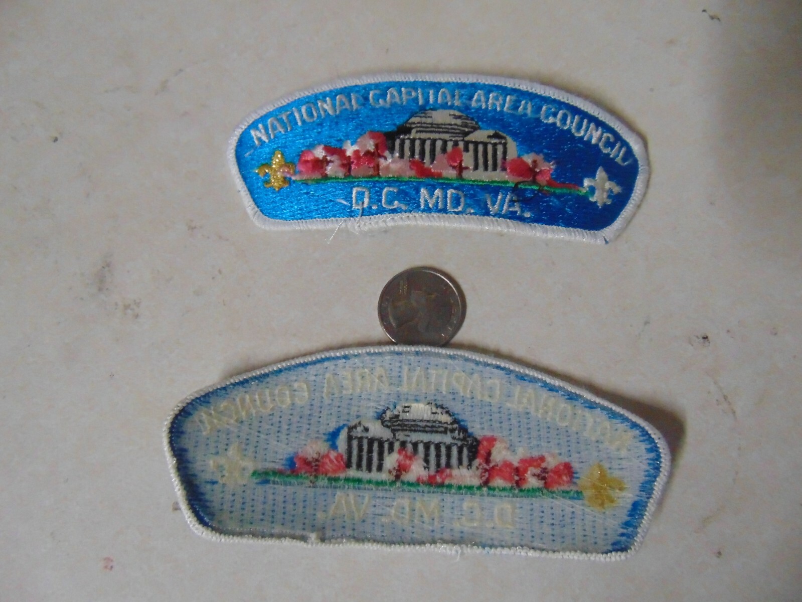 MILITARY PATCH OLDER SEW ON FRENCH CREEK COUNCIL PENNSYLVANIA OHIO