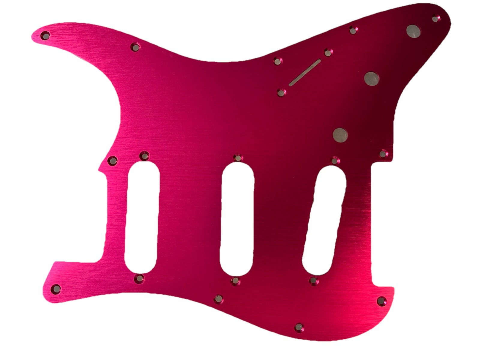 New Pink Stratocaster Guitar Aluminum Pickguard PG Pick Guard