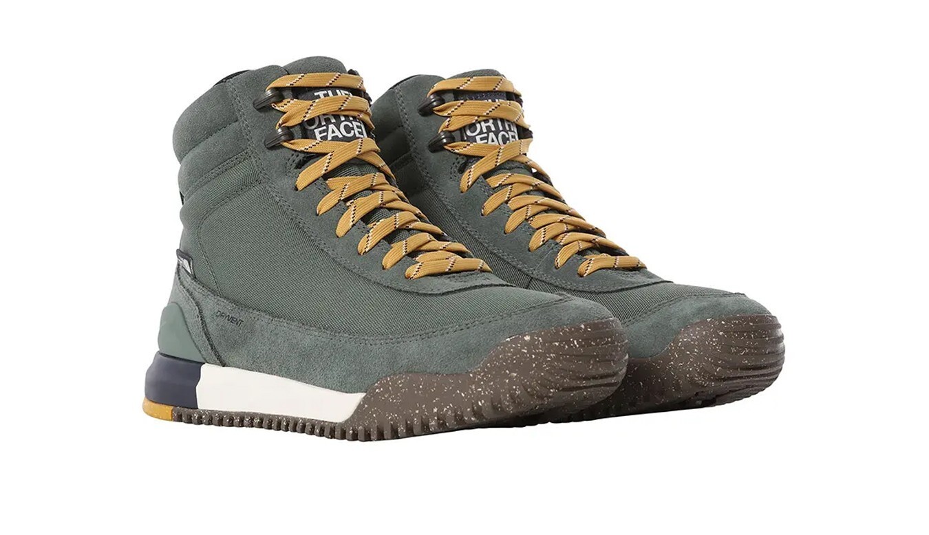 The North Face Back-To-Berkeley III Textile WP Wreath Green/Navy Men's 8-10.5
