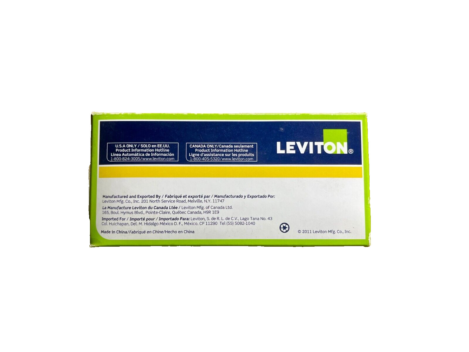 Leviton Occupancy Sensor OPP20-D1 Power Pack NEW