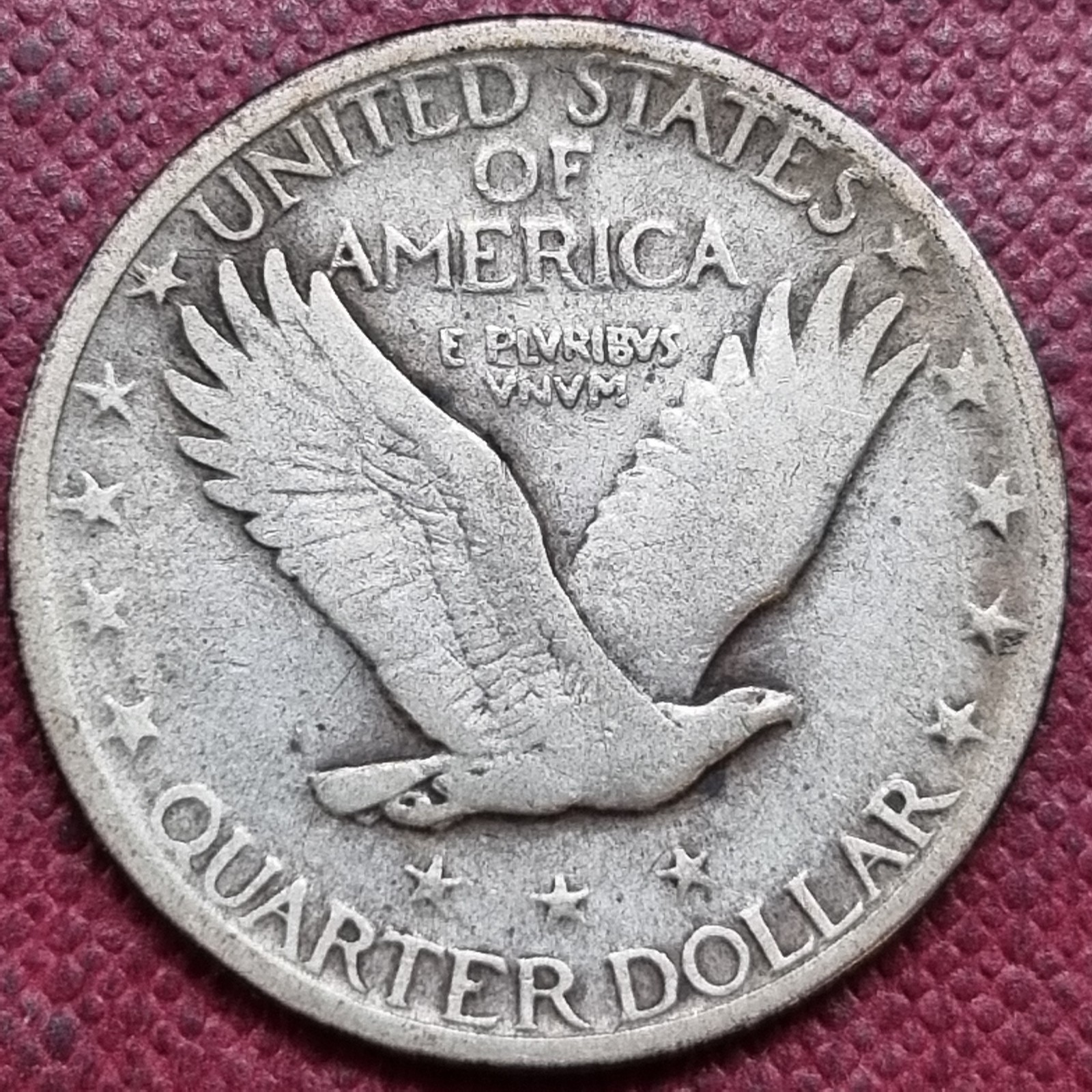 1919 Standing Liberty Quarter 25c Circulated #98249