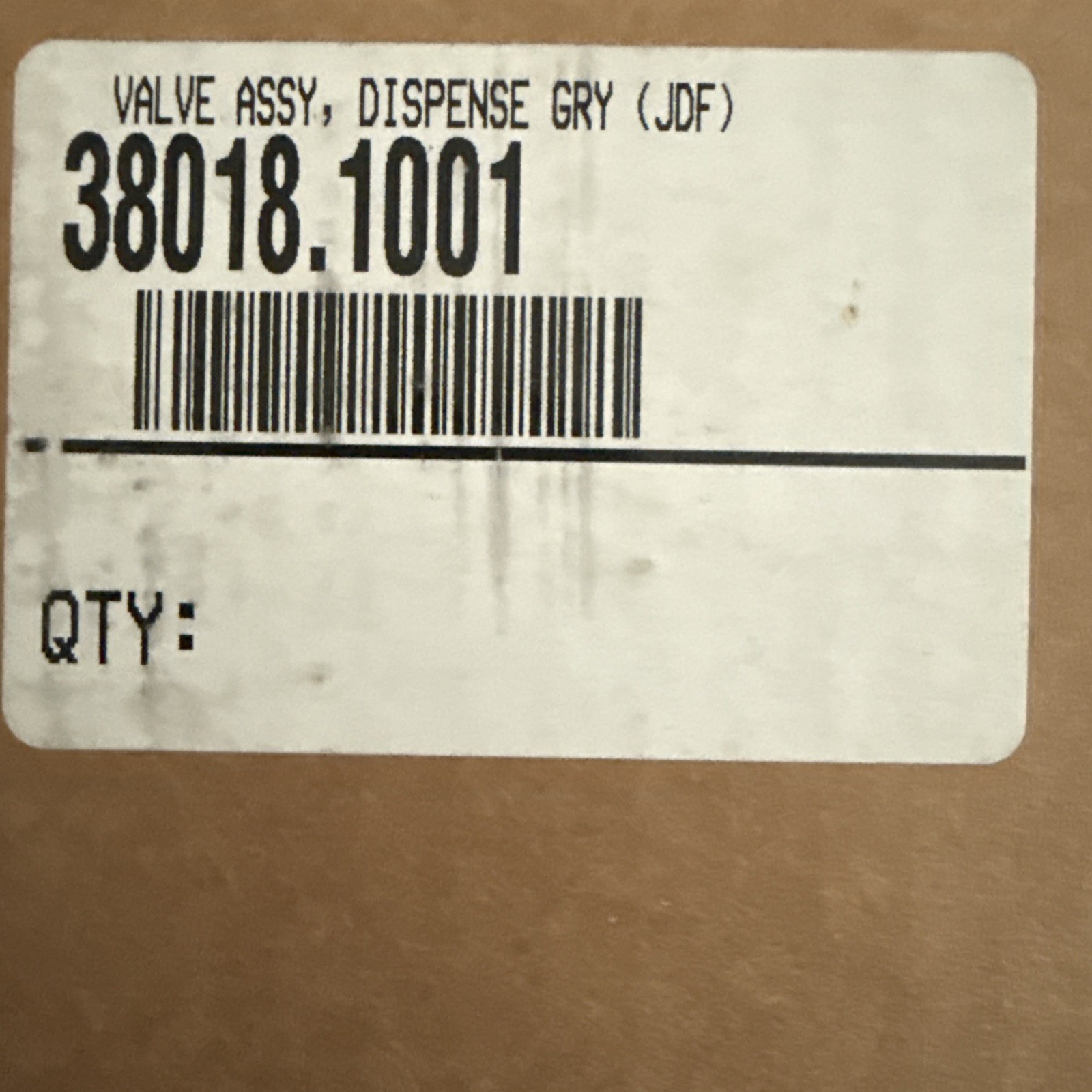 Bunn Valve Assembly, Dispense Gry 38018.1001