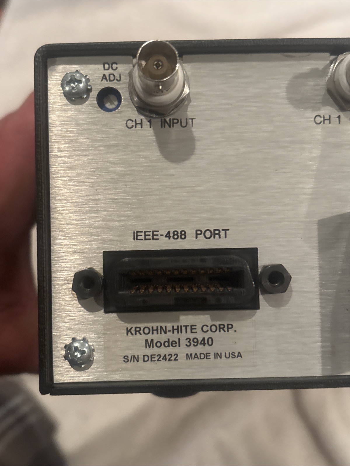 Krohn-Hite Model 3940 Dual Channel Programmable Filter