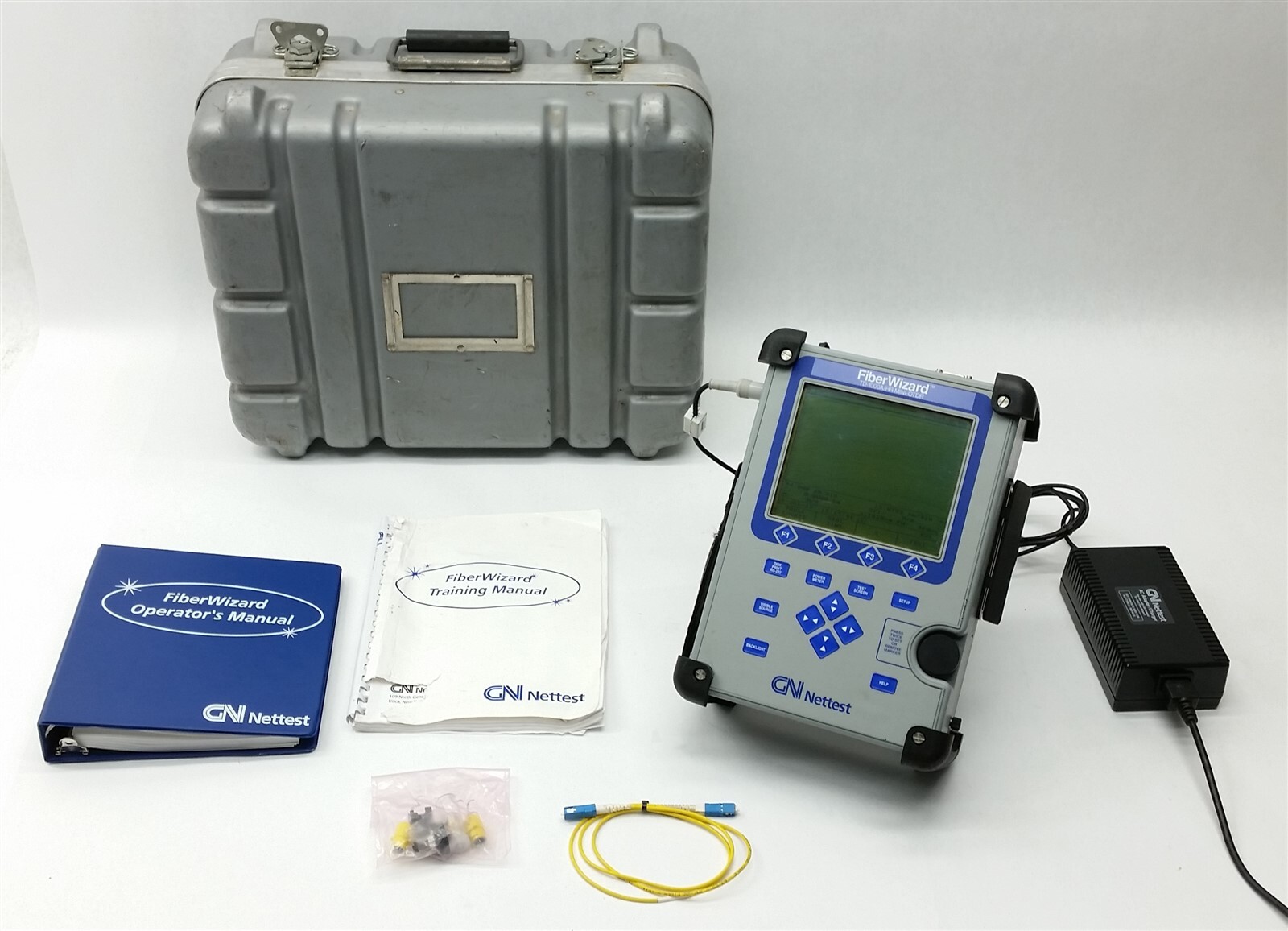GN NETTEST FIBERWIZARD LASER PRECISION TD-1000A/HR FW/EMC MINI-OTDR+CASE+PS