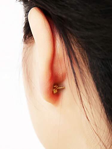 14K Gold Earring Backs - 4 Piece Replacement Earring Backs for Stud Ear Rings