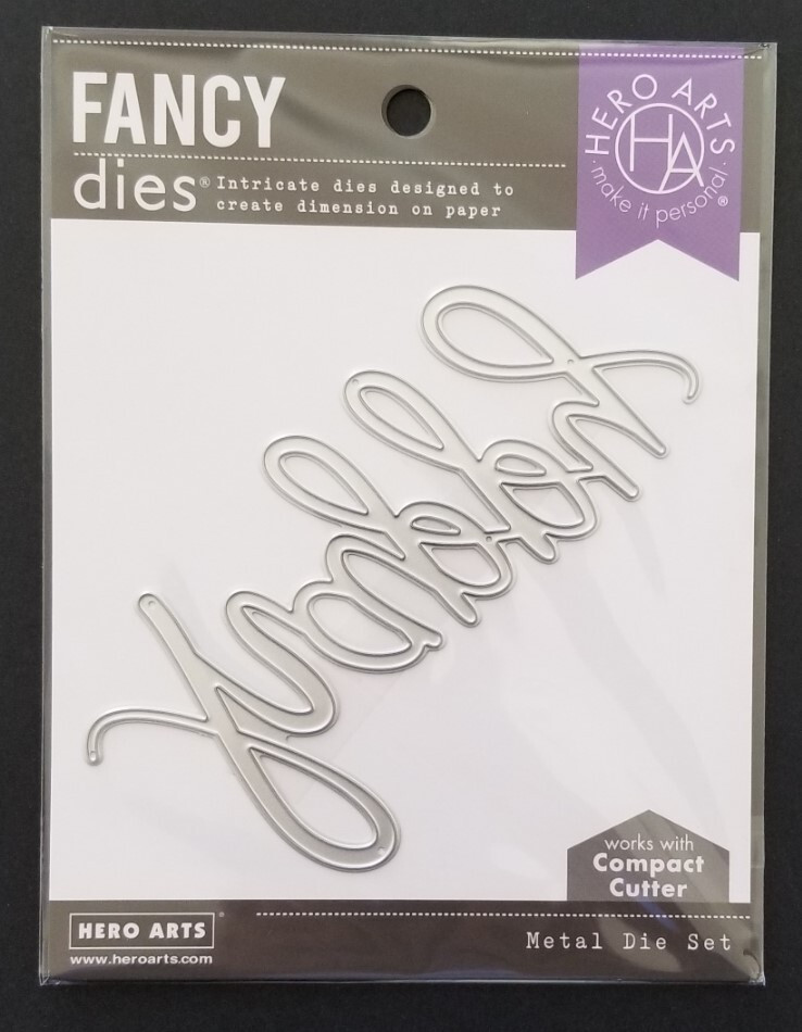 Hero Arts Happy Message Fancy Die DI587